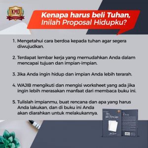 Beli Buku Tuhan Inilah Proposal Hidupku