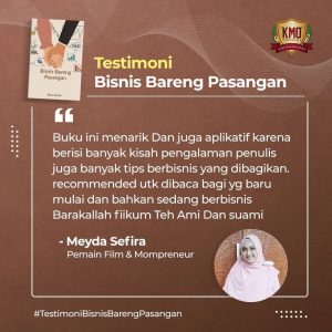 Testimoni Buku Bisnis Bareng Pasangan